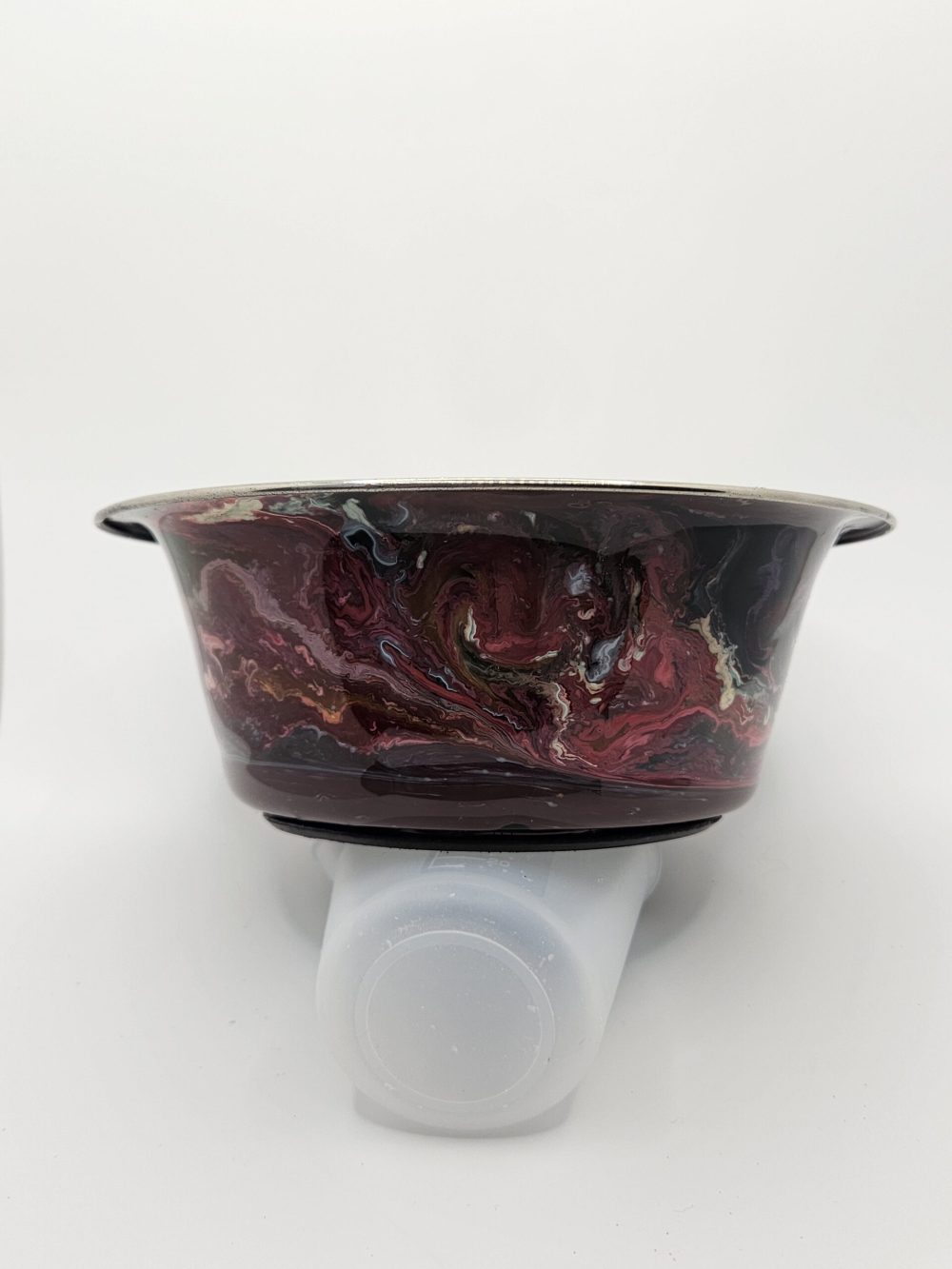 Dog Bowl  Alcohol Ink