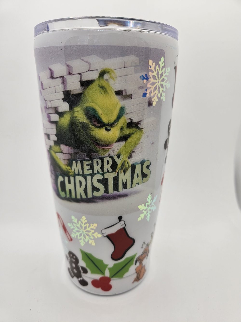 Grinch on white base