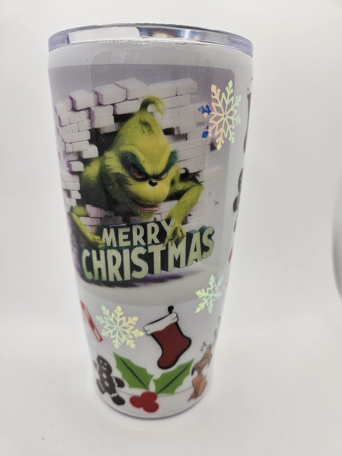 Grinch on white base