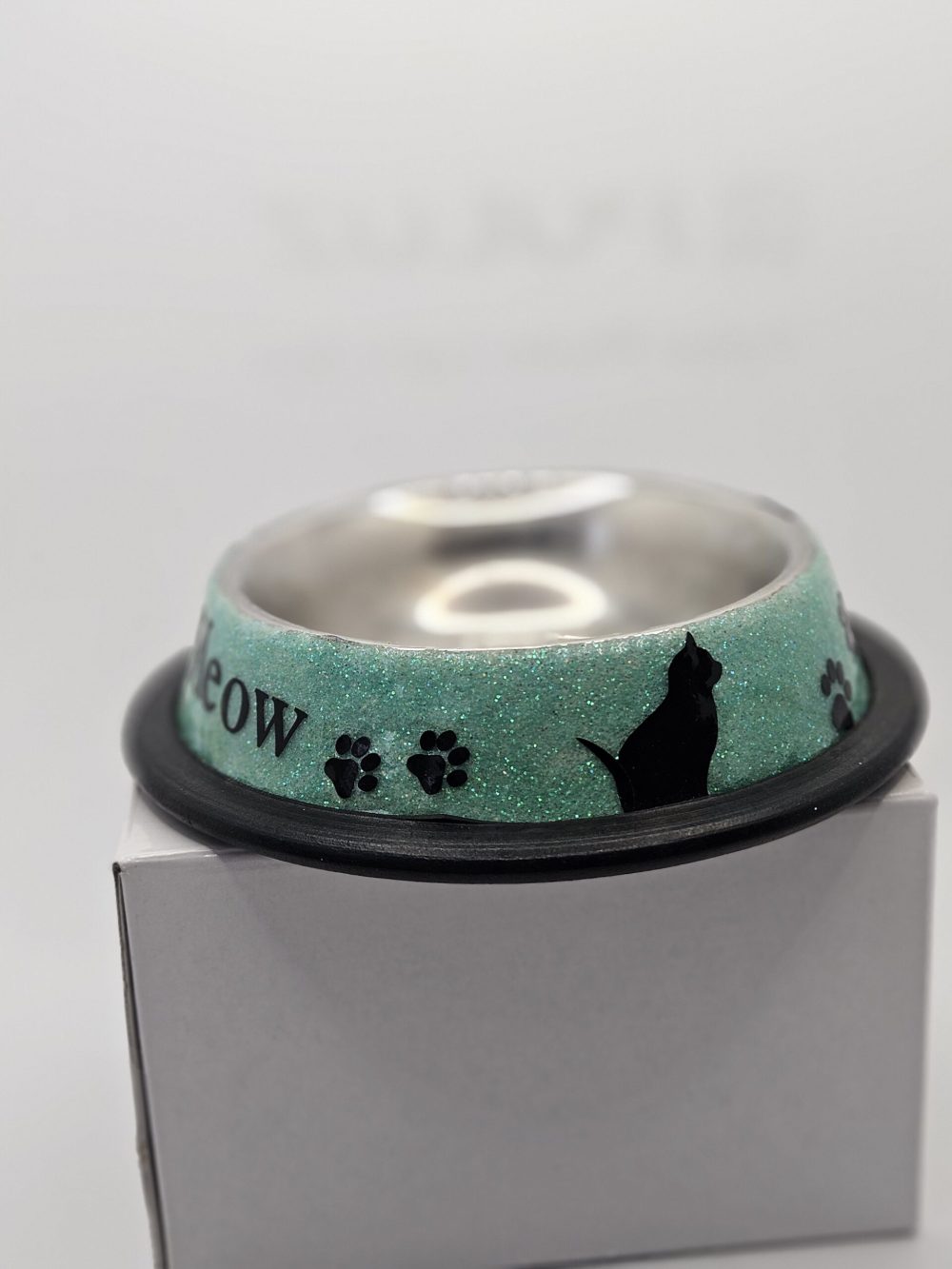 Glitter Cat Bowl