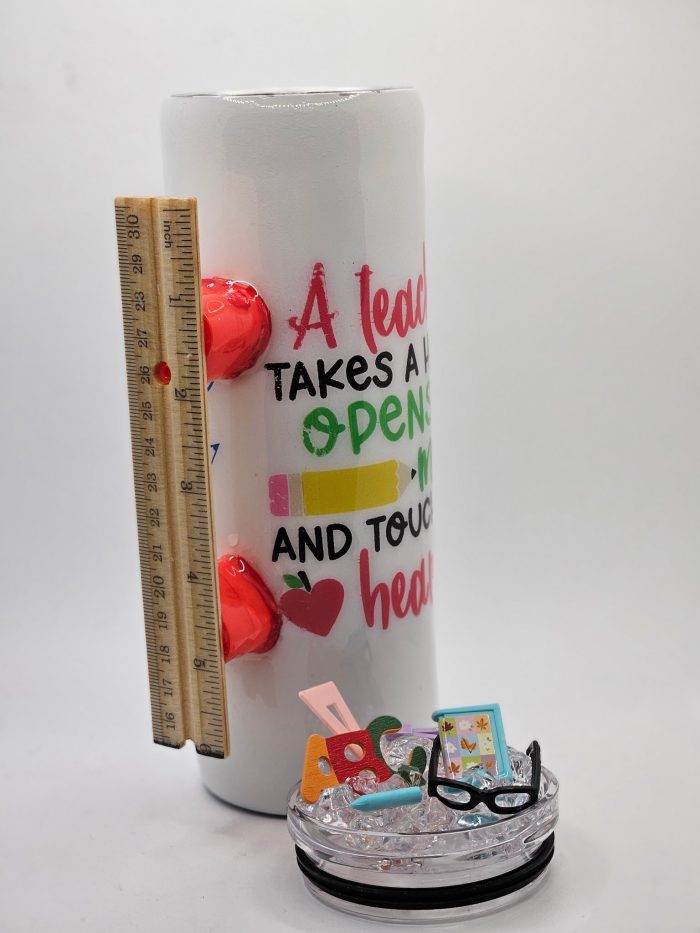 Teacher Ruler Tumbler
