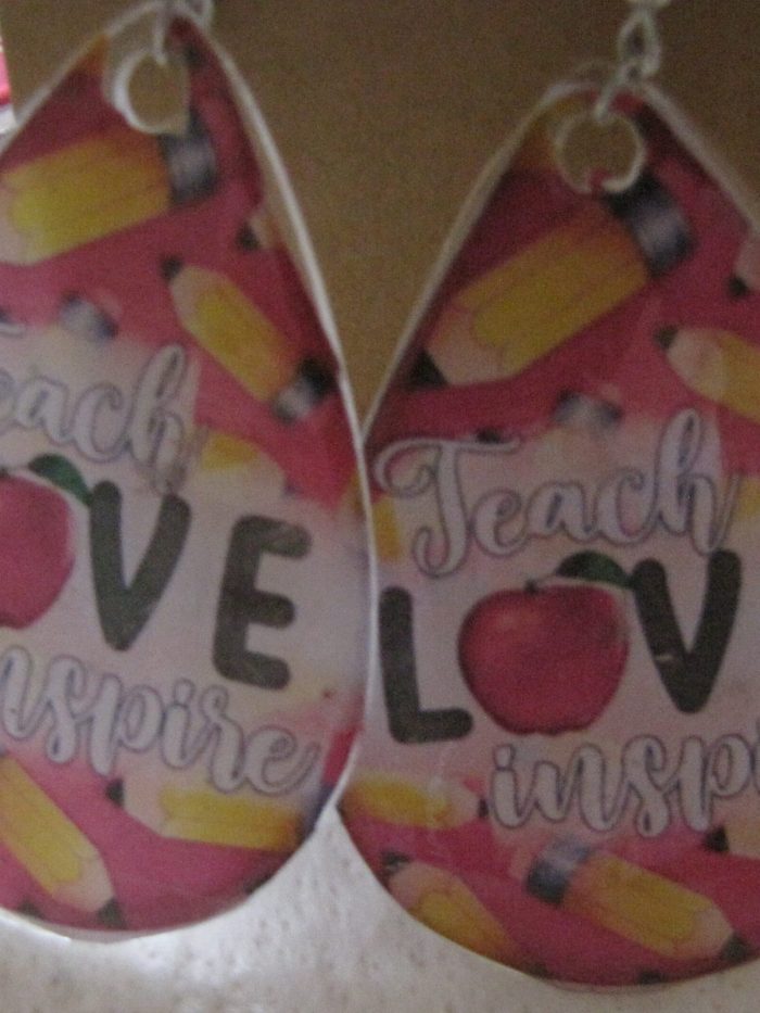 Love to Teach Teardrop Earrings
