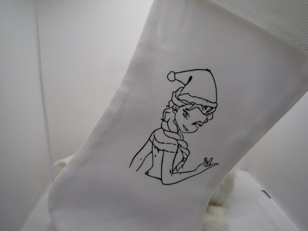 Fiona Re washable Coloring Stocking
