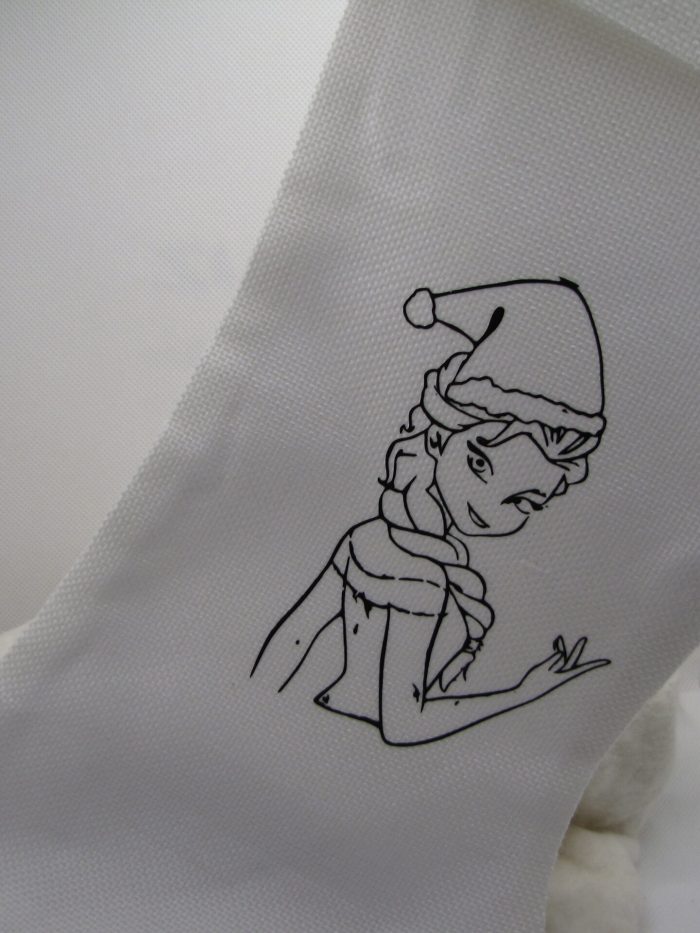 Fiona Re washable Coloring Stocking