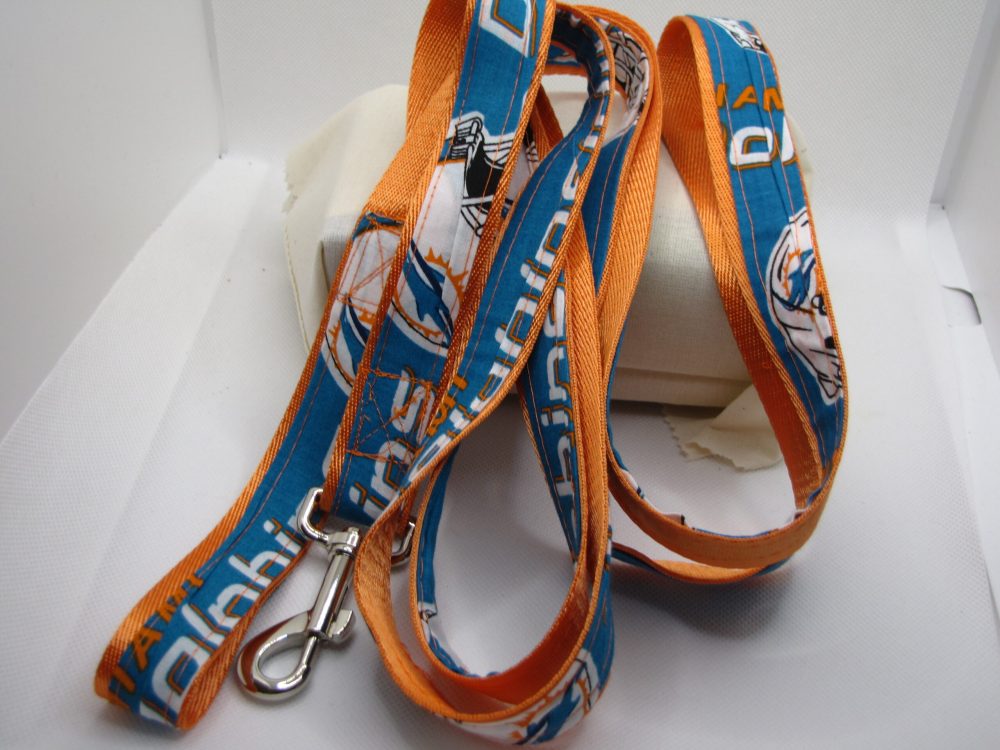 Miami Dolphins Fabric Leash
