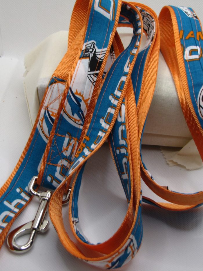 Miami Dolphins Fabric Leash