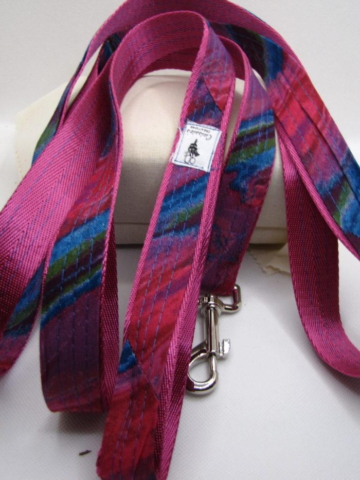 Multi Color Fabric Dog Leash