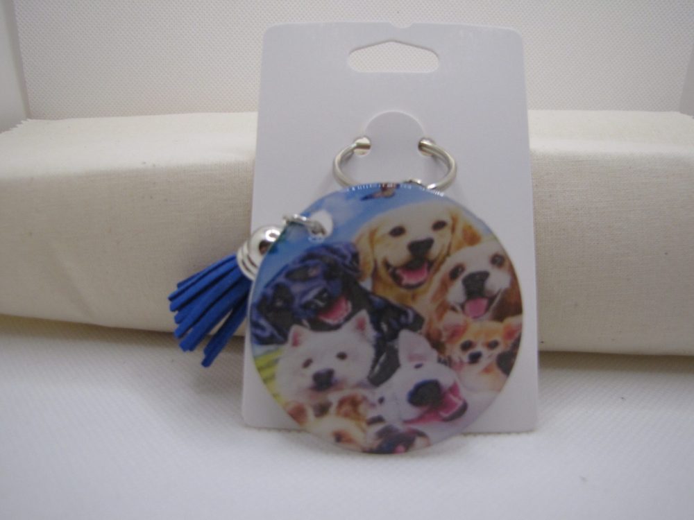 Dog Selfie Key Chain