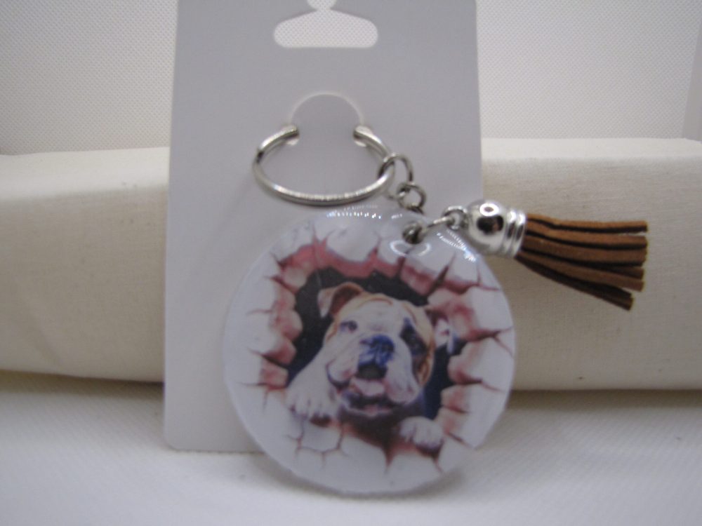 Bull Dog Key Chain