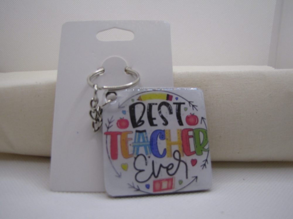 Best Teacher Ever Key Chain