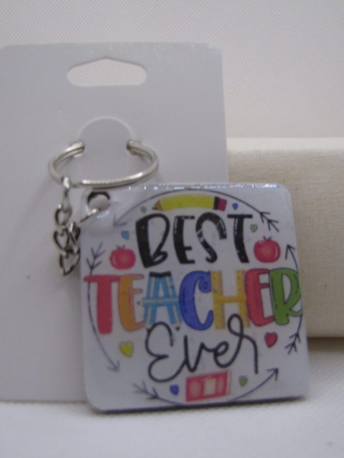 Best Teacher Ever Key Chain