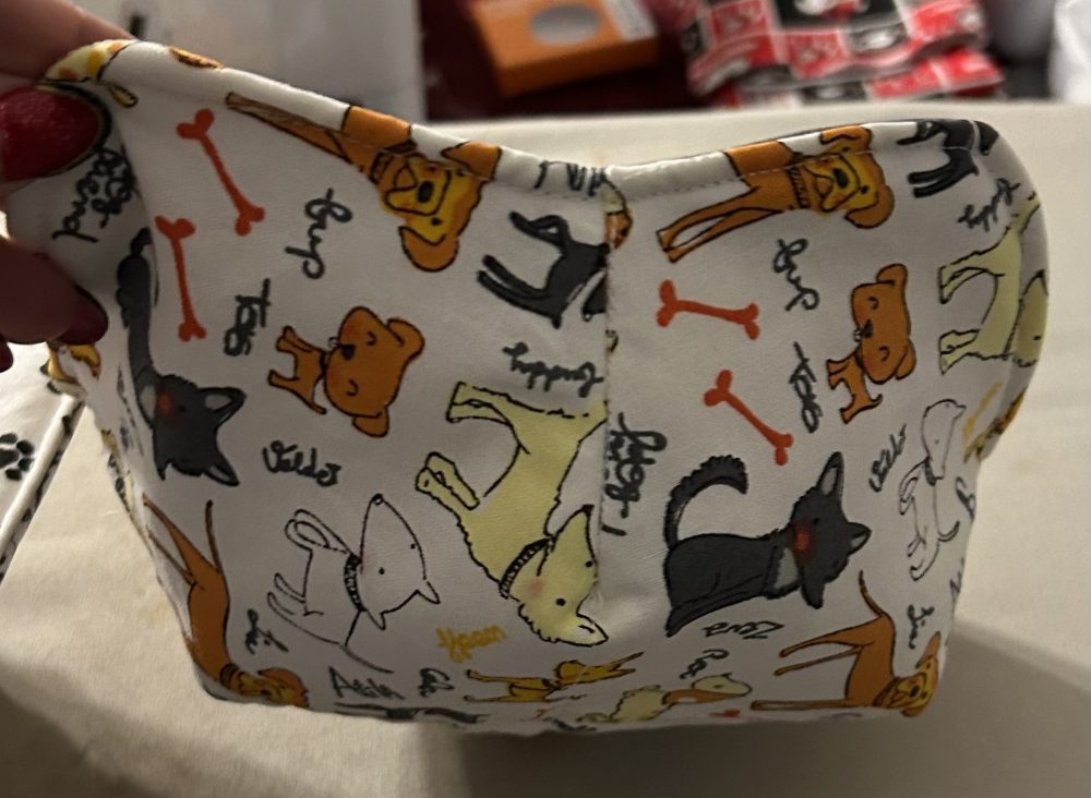 Microwave Bowl Cozie Multi pups