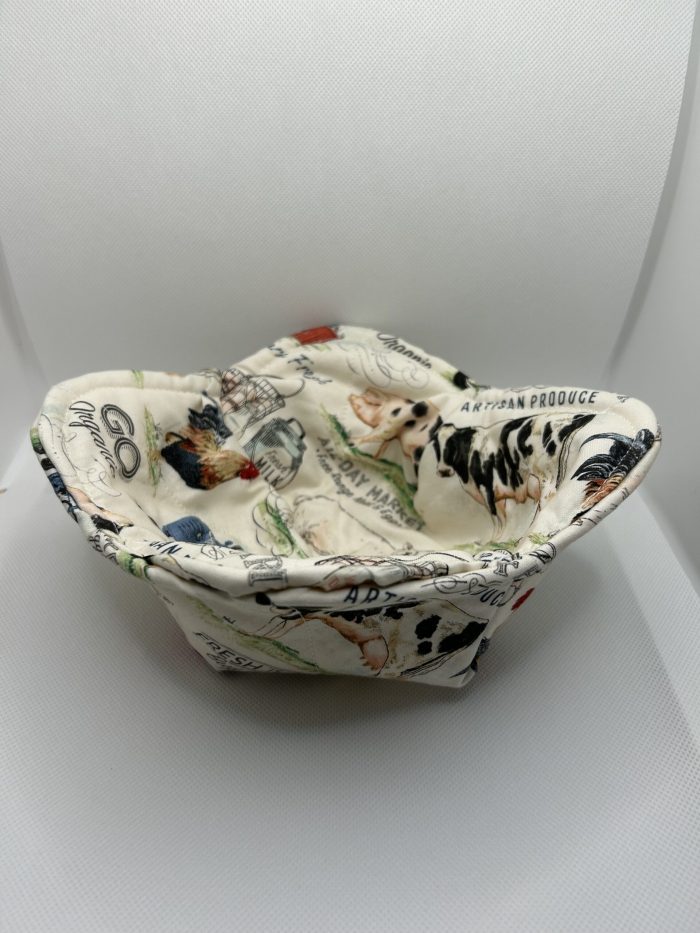 Microwave Dairy Farm Bowl Cozy