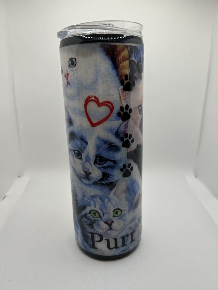 20 oz  Skinny Cat Tumbler